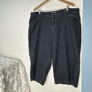 Cato‎ Woman Capri Blue Jeans 20W